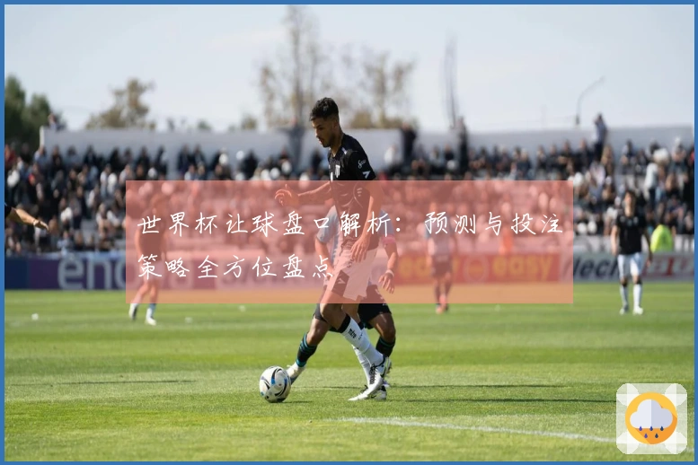 世界杯让球盘口解析：预测与投注策略全方位盘点